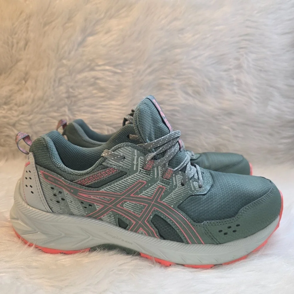 Womens ASICS Gel Venture 9 Trail Running Shoes Size 10 Sheet Rock 1012B313